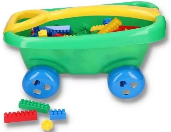Wózek z klockami - tantis.pl