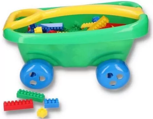 Wózek z klockami