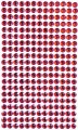 Kryształki samoprzylepne red 6mm 260szt - tantis.pl