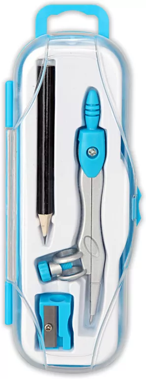 Cyrkiel szkolny PC-102 niebieski PENMATE - tantis.pl