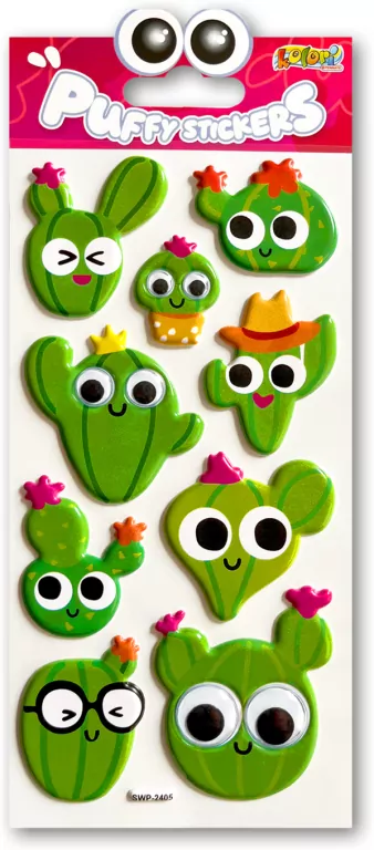 Naklejki puffy Cacti Eyes - tantis.pl