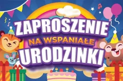 Zaproszenie Urodziny