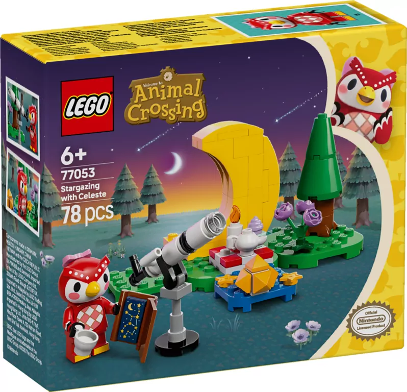 LEGO® Animal Crossing. Obserwacja gwiazd z Celeste 77053 - tantis.pl