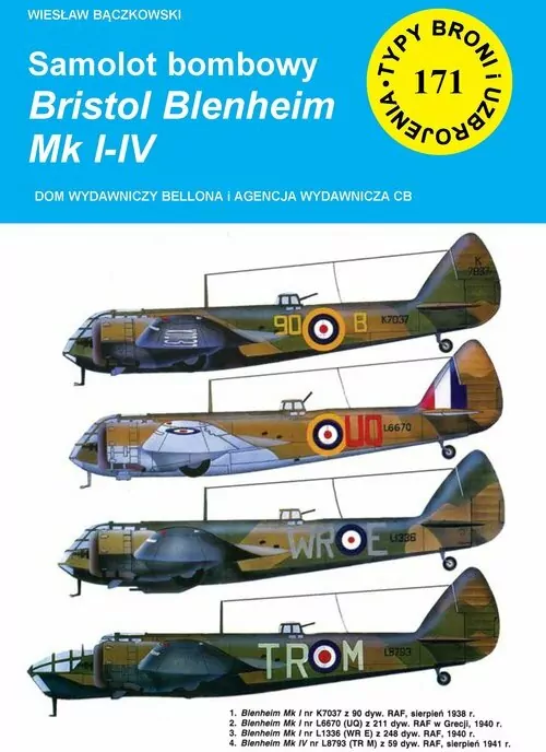 Samolot bombowy Bristol Blenheim Mk I-IV - tantis.pl