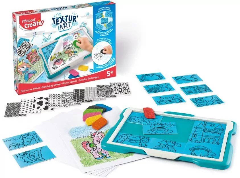 Tablica Textur'Art. Creativ. Odrysowywanie/teksturowanie - tantis.pl