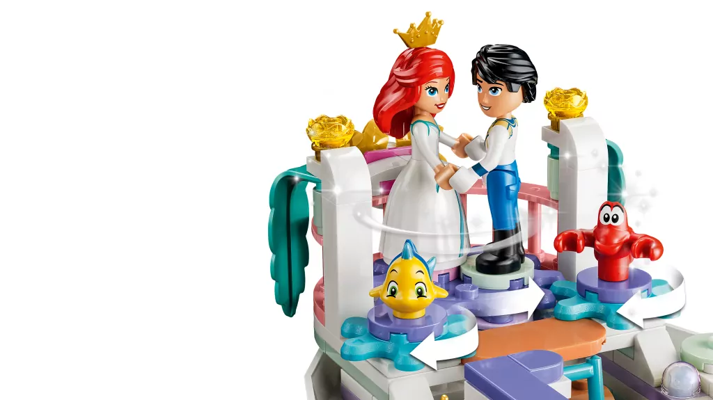 LEGO® Królewska łódź weselna Arielki 43299 - tantis.pl