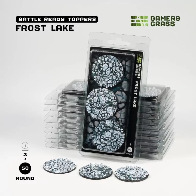 Gamers Grass: Frost Lake - Round 50mm (x3) - tantis.pl