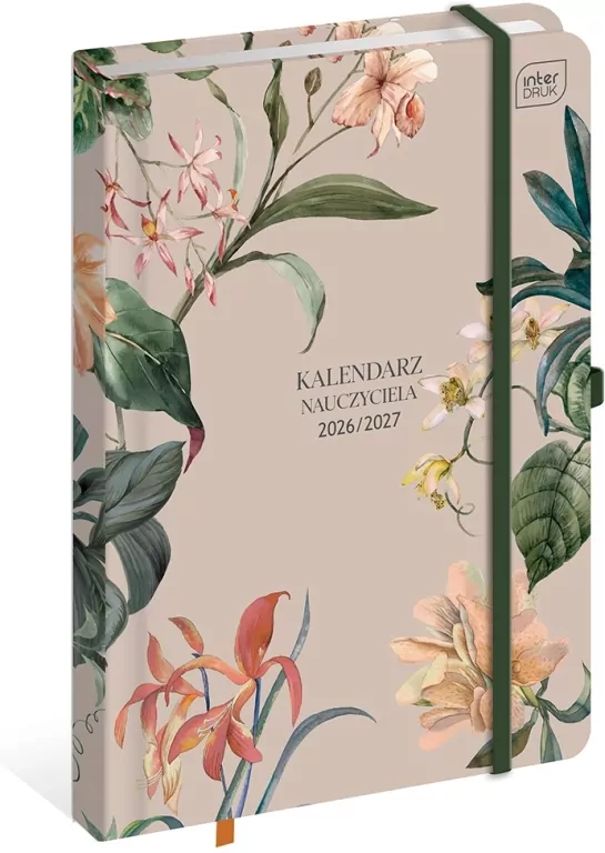 Kalendarz nauczyciela 2026/27 B5 Orchids - tantis.pl
