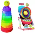 Mattel. Fisher-Price Okrągłe kubeczki do układania W4472 - tantis.pl