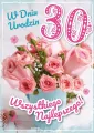 Karnet Urodziny 30 - tantis.pl