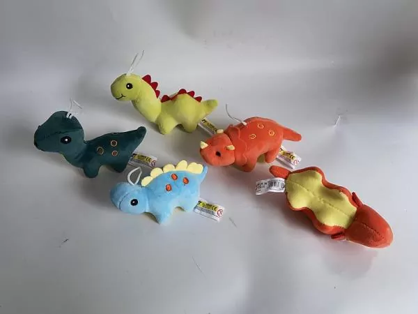 Zwierzątko brelok pluszowy Dinozaur, mix - tantis.pl