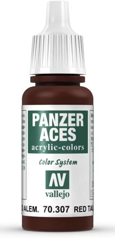 Vallejo: 70.307 - Panzer Aces - German Red Tail Light (17 ml) - tantis.pl