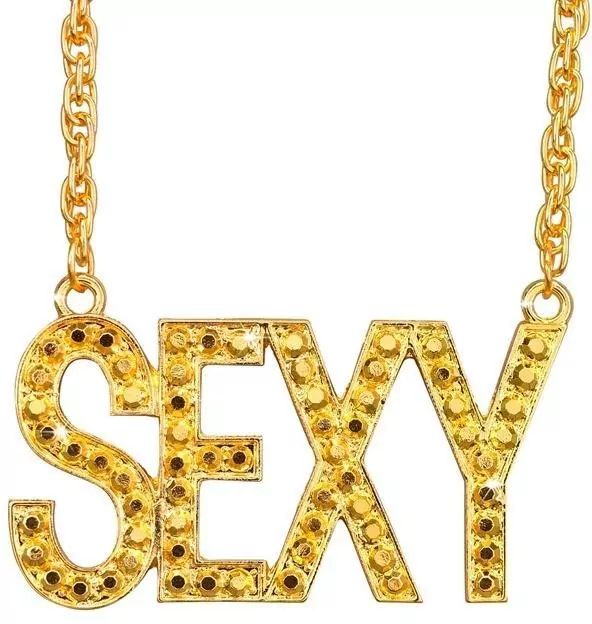 Naszyjnik z napisem Sexy - tantis.pl