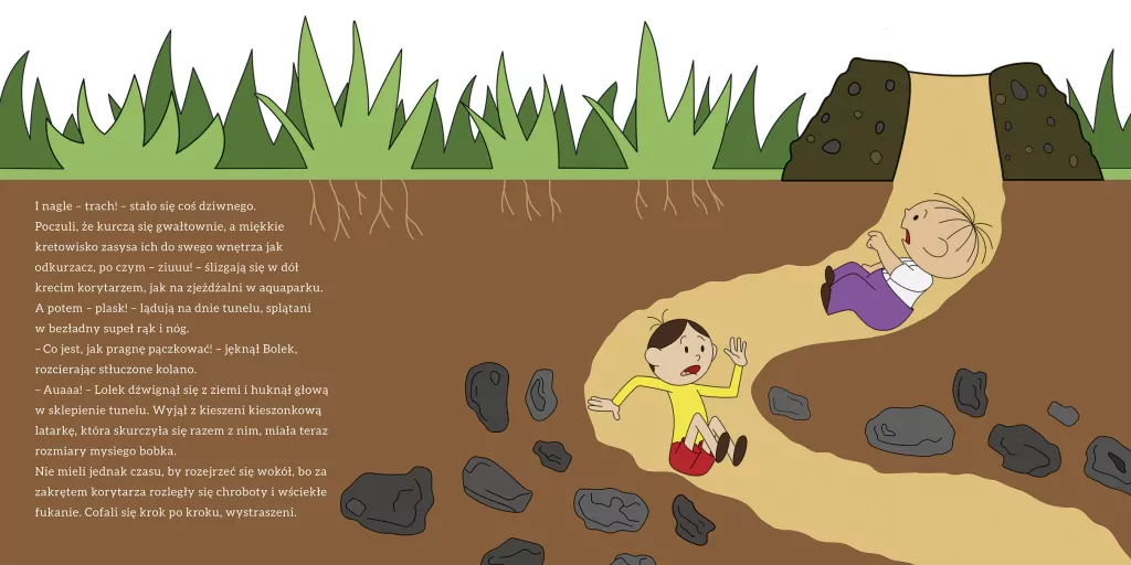 Bolek i Lolek szukają skarbu. Bajka o wychodzeniu z tarapatów - tantis.pl