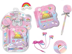 Słuchawki+kołozeszyt+długopis Słoneczko