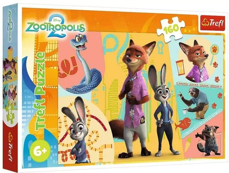 Puzzle 160 Razem w Zootopii TREFL - tantis.pl