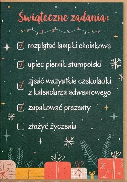 Karnet Boże Narodzenie - tantis.pl