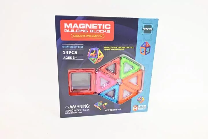 Klocki magnetyczne 14el G218645 93091 - tantis.pl