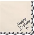 Serwetki Happy Birthday Kokarda 33x33cm 12szt - tantis.pl