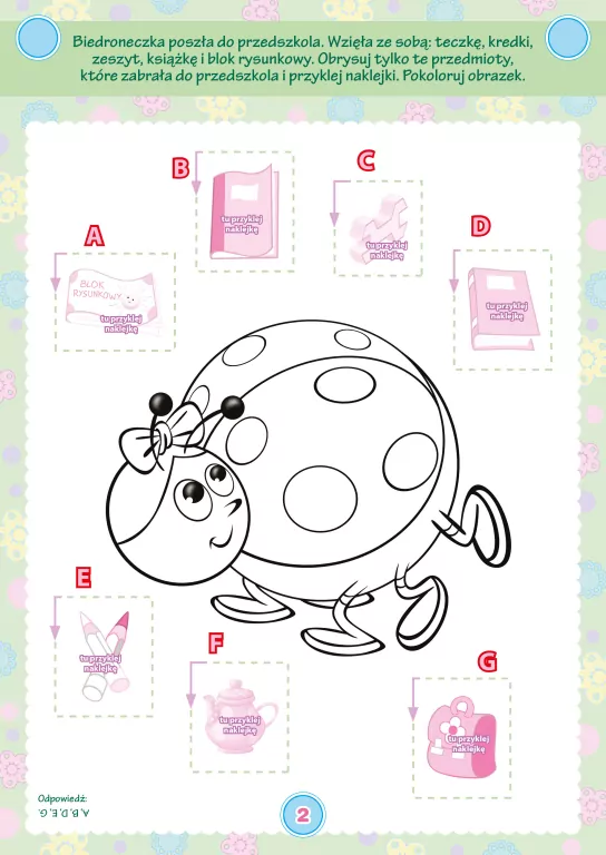 Słodkie kolorki. Biedronki - tantis.pl