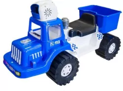 Jeździk Policja, Straż z bańkami mydlanymi LAZUR-mix