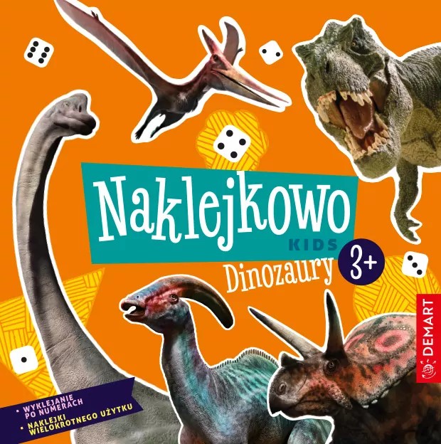 Naklejkowo Kids 3+ Dinozaury - tantis.pl