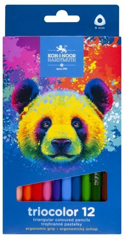 Kredki. Triocolor. 12 kolorów - tantis.pl