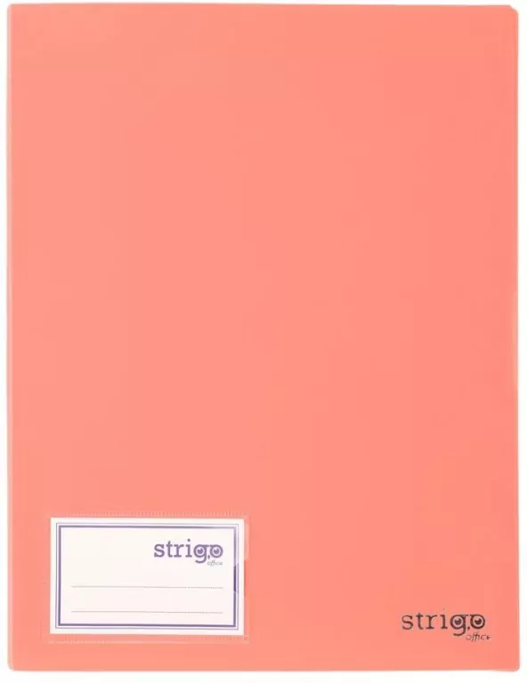 Strigo. Album ofertowy A4 30 koszulek jasnoróżowy - tantis.pl
