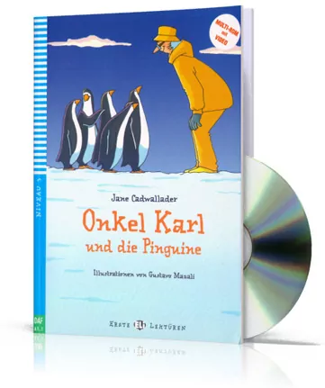 LN Onkel Karl Und Die Pinguine książka + audio online A1.1 - tantis.pl