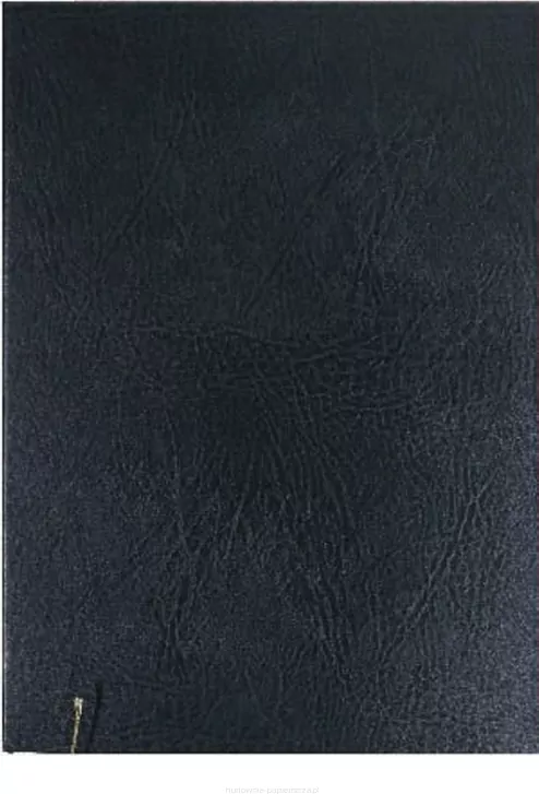 Barbara. Okładka na dyplom oklejana A4, Czarna - tantis.pl