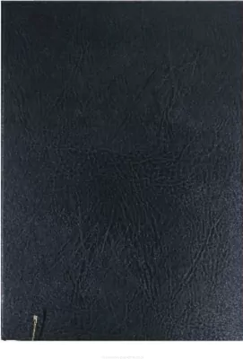 Barbara. Okładka na dyplom oklejana A4, Czarna