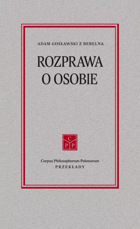Rozprawa o osobie - tantis.pl