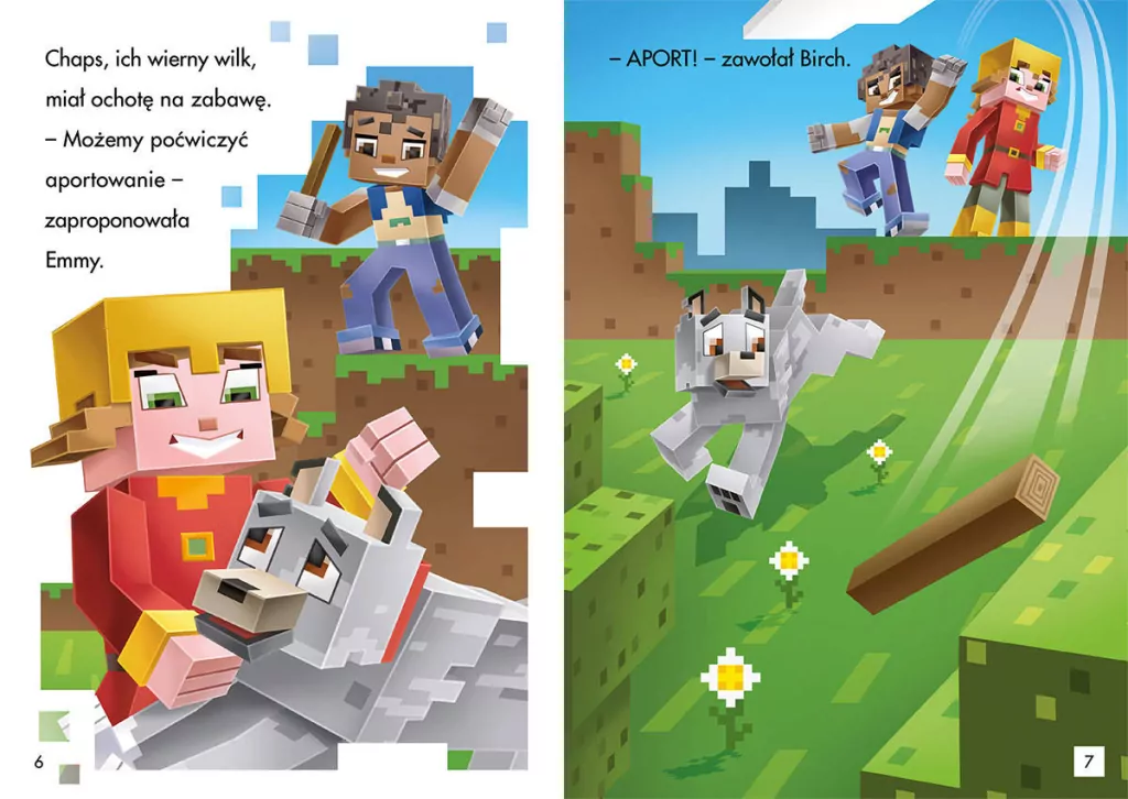 Ucieczka z Netheru. Tryb czytania. Minecraft - tantis.pl