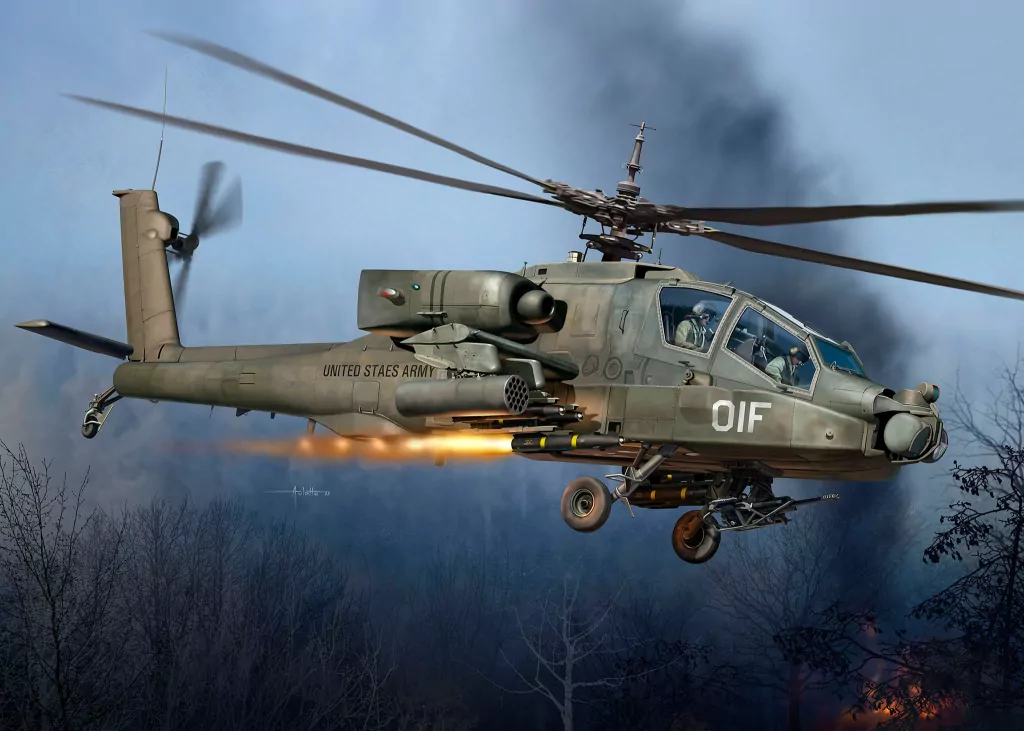 Cobi. Śmigłowiec do sklejania. AH-64A Apache - tantis.pl