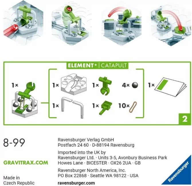 Ravensburger. Gravitrax. Dodatek Wyrzutnia - tantis.pl