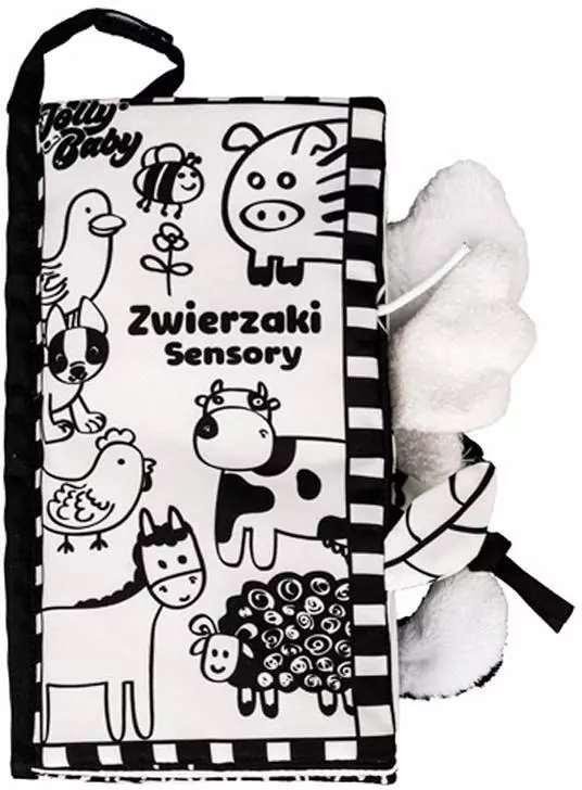 Książeczka sensoryczna Ogonki Zwierzaki - tantis.pl