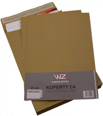 Wz Eurocopert. Koperta C4, brązowa