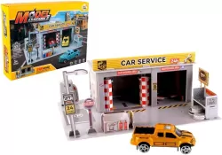 Warsztat samochodowy z autkiem