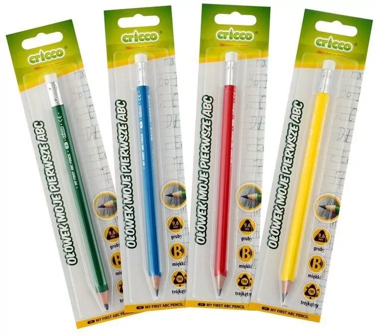 Ołówek trójkątny. Moje pierwsze ABC. Mix - tantis.pl