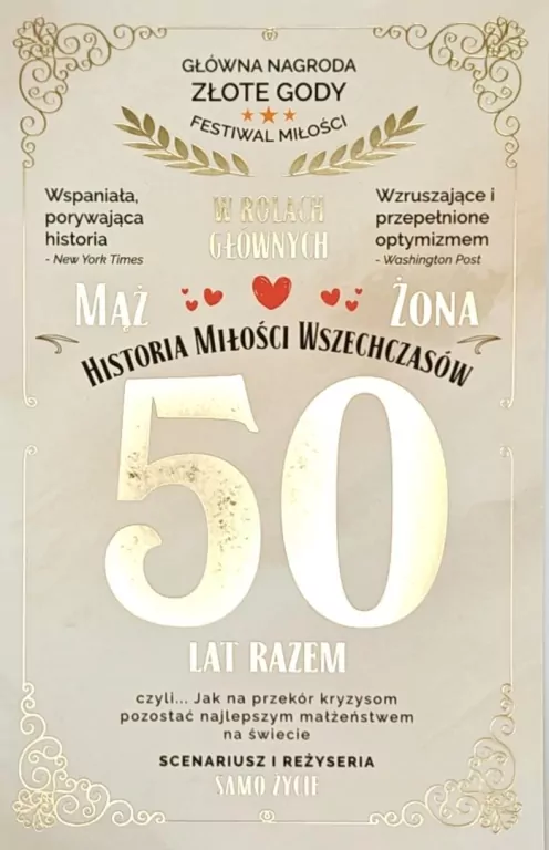 Karnet Rocznica Ślubu - tantis.pl
