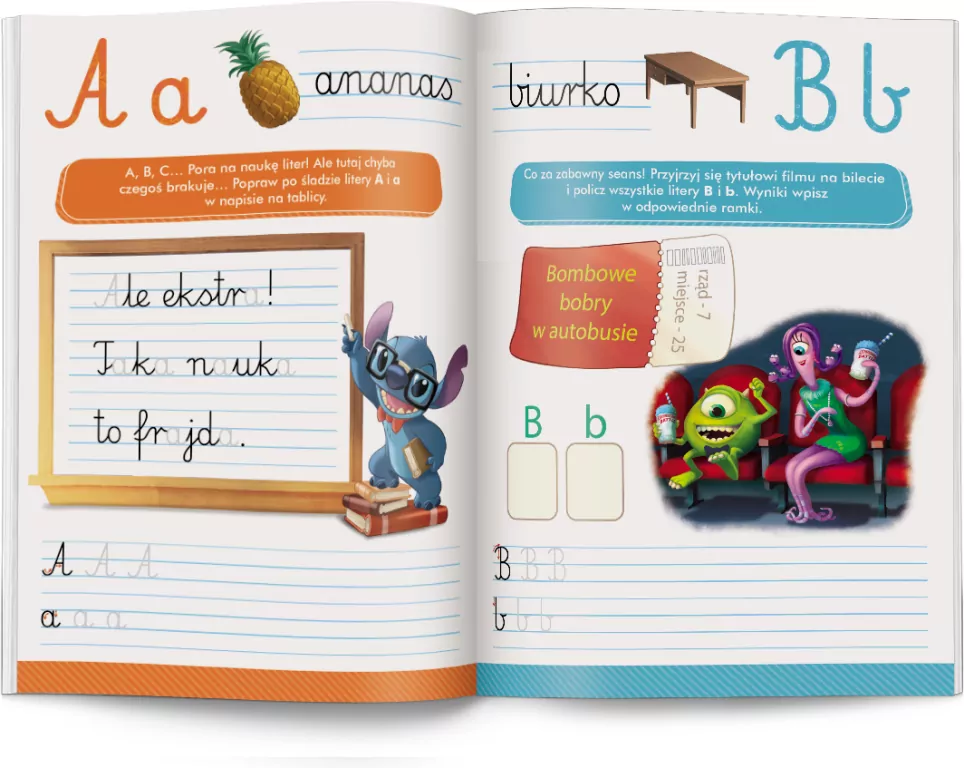 Disney Uczy. Przygoda z Czytaniem. Elementarz - tantis.pl