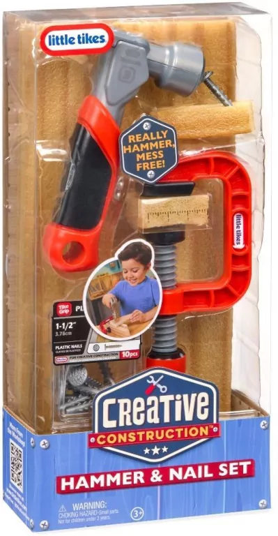 Creative Construction Hammer and Nail Set - tantis.pl