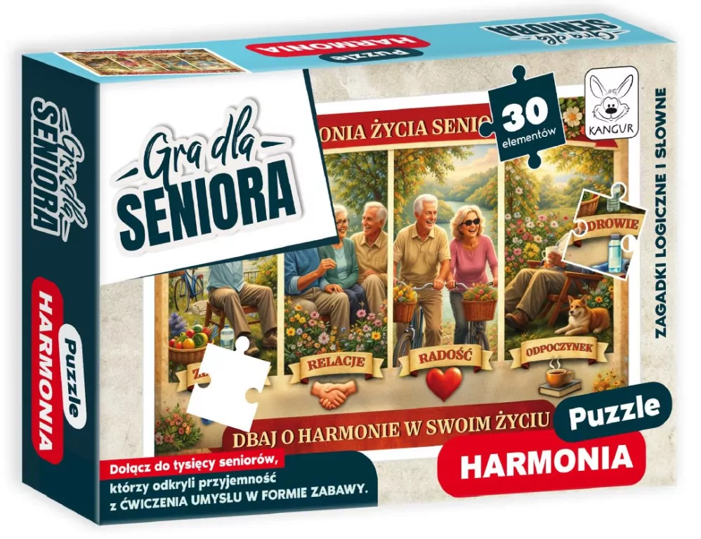 Gra dla Seniora. Puzzle Harmonia - tantis.pl