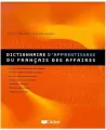 Dictionnaire d`apprentissage du francais des affai - tantis.pl