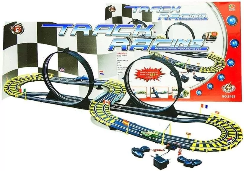 Tor samochodowy Track Racing dwa auta 565cm - tantis.pl