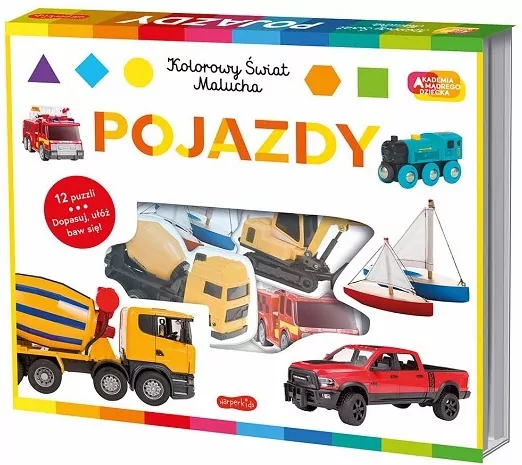 Pojazdy Akademia mądrego dziecka. Kolorowy świat - tantis.pl