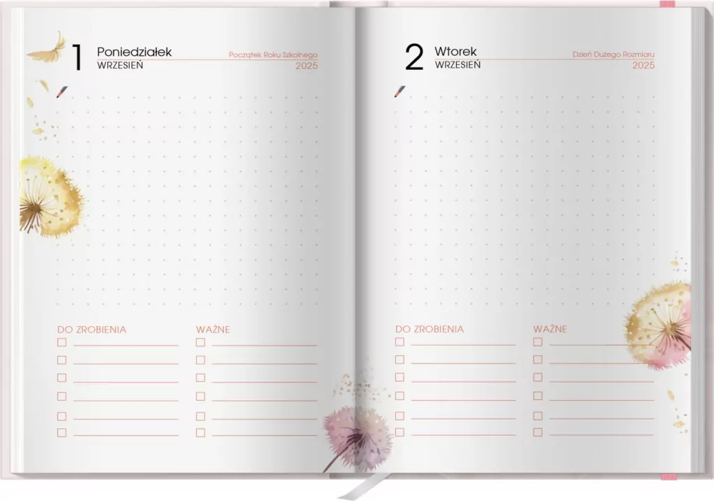 Kalendarz szkolny planner 2025/2026 - tantis.pl