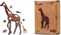 Puzzle drewniane eko 55. Cętkowana żyrafa - tantis.pl