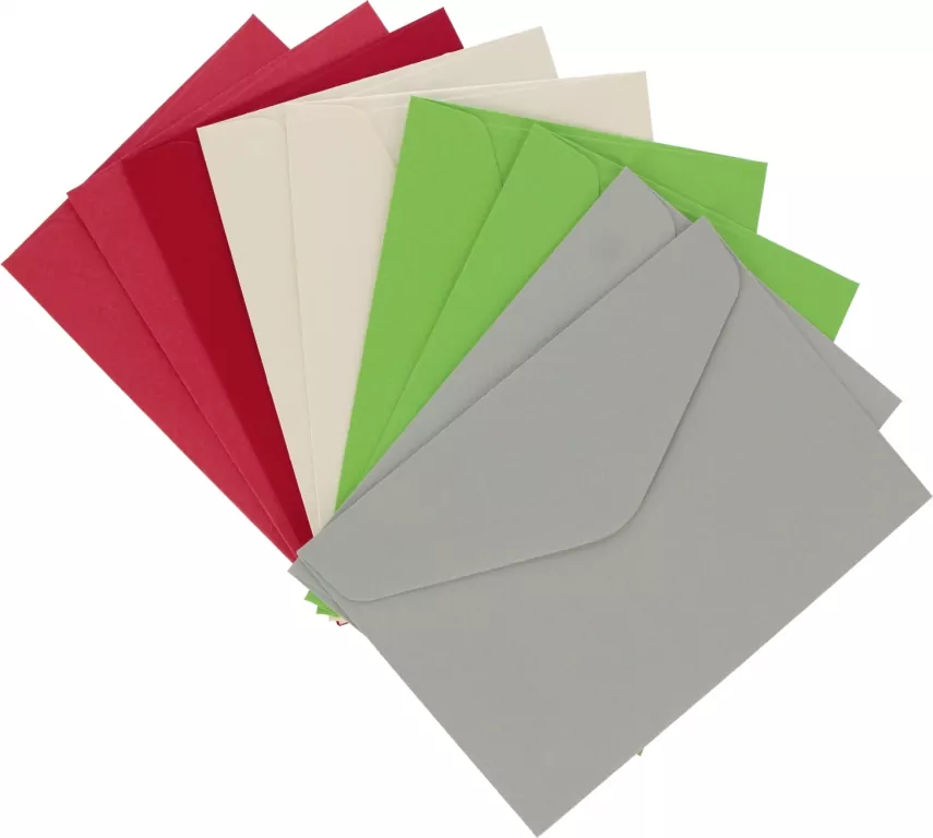 Koperty C6 Mix Czerwone / Zielone 10 szt - tantis.pl