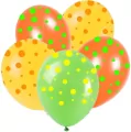 Balony neonowe kropki 28cm - tantis.pl